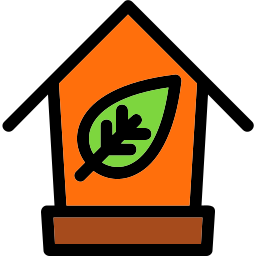 zielony dom ikona