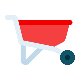 Wheel barrow icon