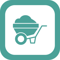 Wheel barrow icon