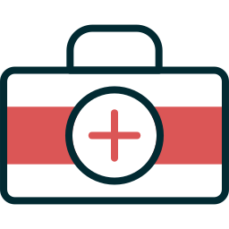 First aid kit icon