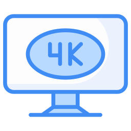 película 4k icono