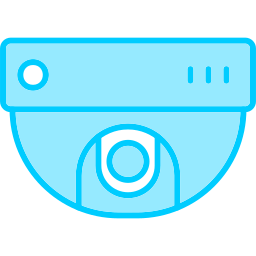 telecamera a circuito chiuso icona