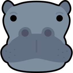 hippopotame Icône