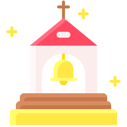 cloche d'église Icône