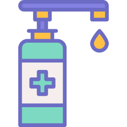 Hand sanitizer icon