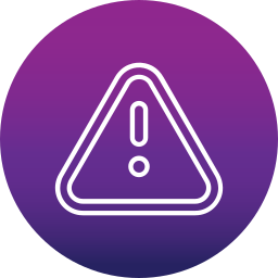 Danger sign icon