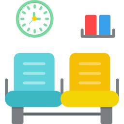 Waiting room icon