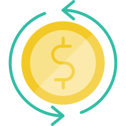 Money exchange icon