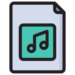 fichier audio Icône