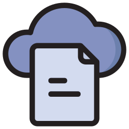 Cloud data icon