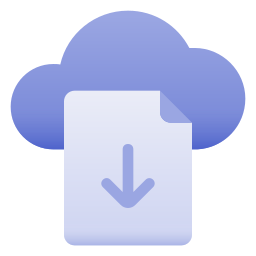 Cloud download icon