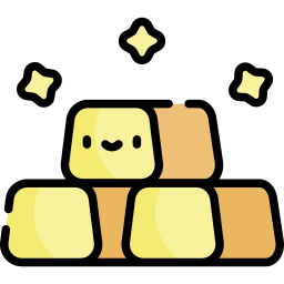 lingotti d'oro icona