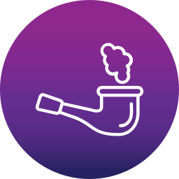 Smoking pipe icon