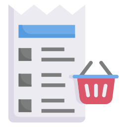 Shopping list icon