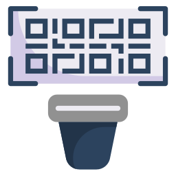 streepjescode scannen icoon