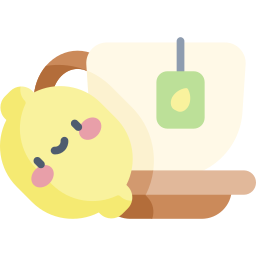 Чай с лимоном иконка