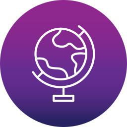 Globe earth icon