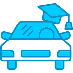 Driving school icon