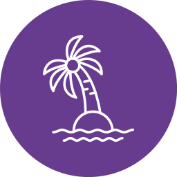 tropikalny ikona