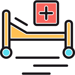 Hospital bed icon