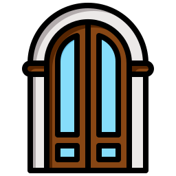 puerta icono