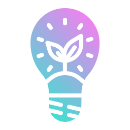 Eco bulb icon