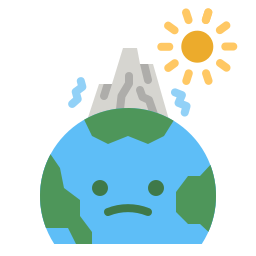 changement climatique Icône