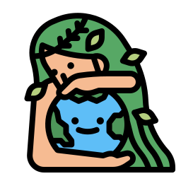 Mother earth day icon