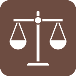escala de justicia icono