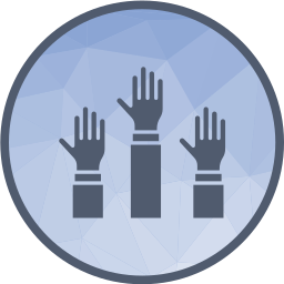 Raise hand icon