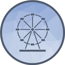 Ferris wheel icon