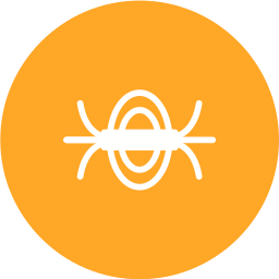 campo magnetico icona