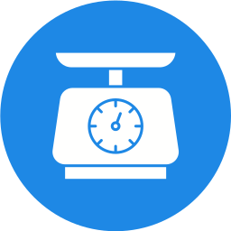 Weight scale icon