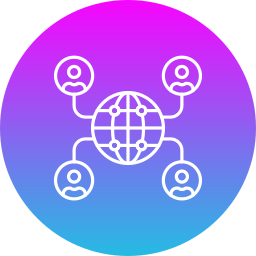 globales netzwerk icon