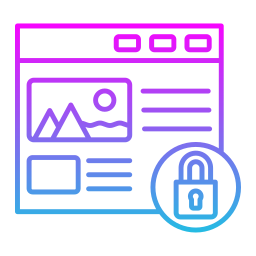 sécurité internet Icône