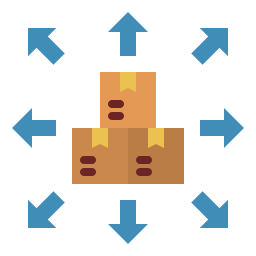 distribuição Ícone