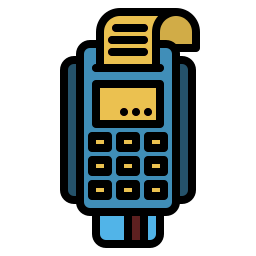 terminal de punto de venta icono