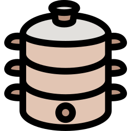 Food steamer icon