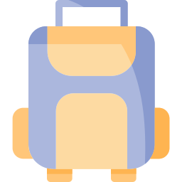 bolsa de viaje icono