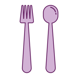 Spoon and fork icon