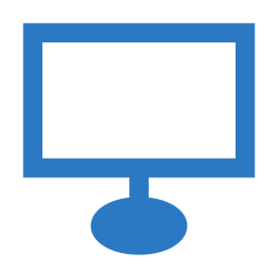 Tv screen icon