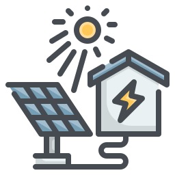 Solar panel icon