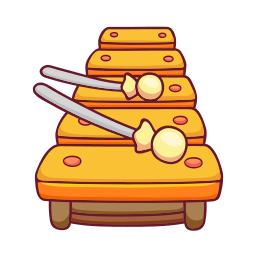 Xylophone sticker