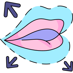 aumento de labios icono