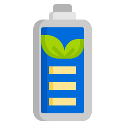 bateria ecológica Ícone