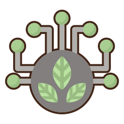 Green technology icon