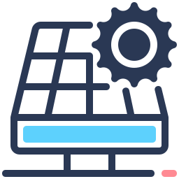 Solar panel icon