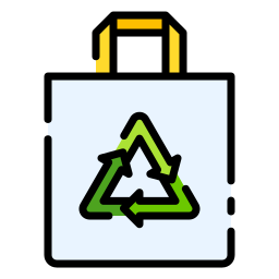 Recycled bag icon