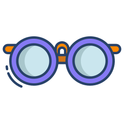 Reading glasses icon