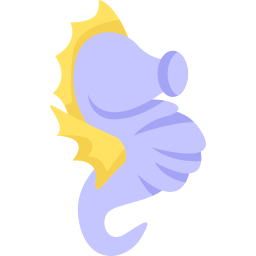 Sea horse icon